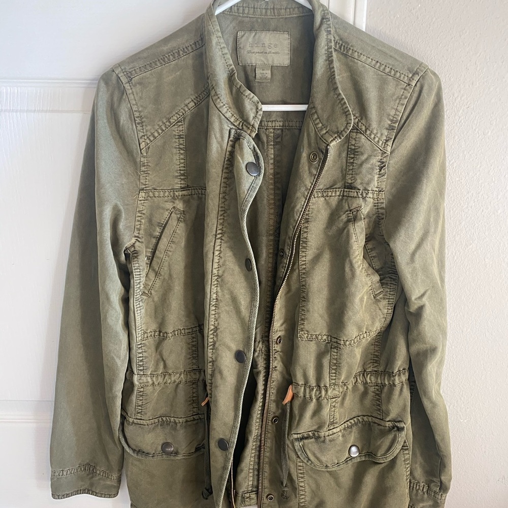 Women’s Green Cute Cargo Jacket